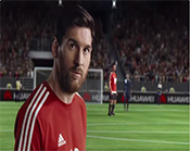 grabando comercial de Huawei con Leo Messi y Mariachis Barcelona